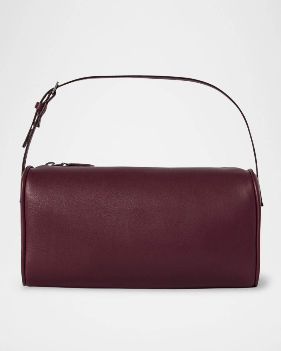 90s Top-Handle Bag in Silk Leather